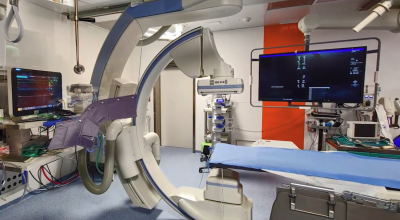 Tre nuove sale angiografiche nel Blocco operatorio A, Padiglione Deas
