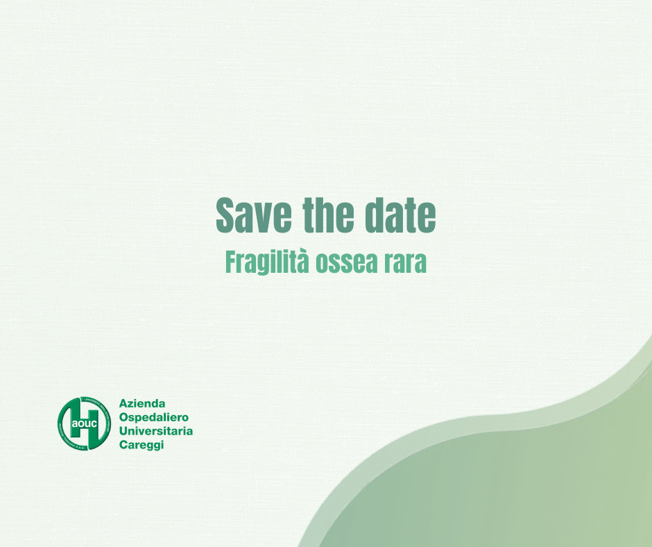 Save the date – Fragilità ossea rara