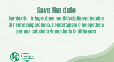 Save the date! Seminario – Integrazione multidisciplinare: tecnico di neurofisiopatologia, fisioterapista e logopedista per una collaborazione che fa la differenza